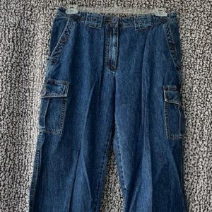 JONES NEW YORK Dark Denim Cropped Jeans